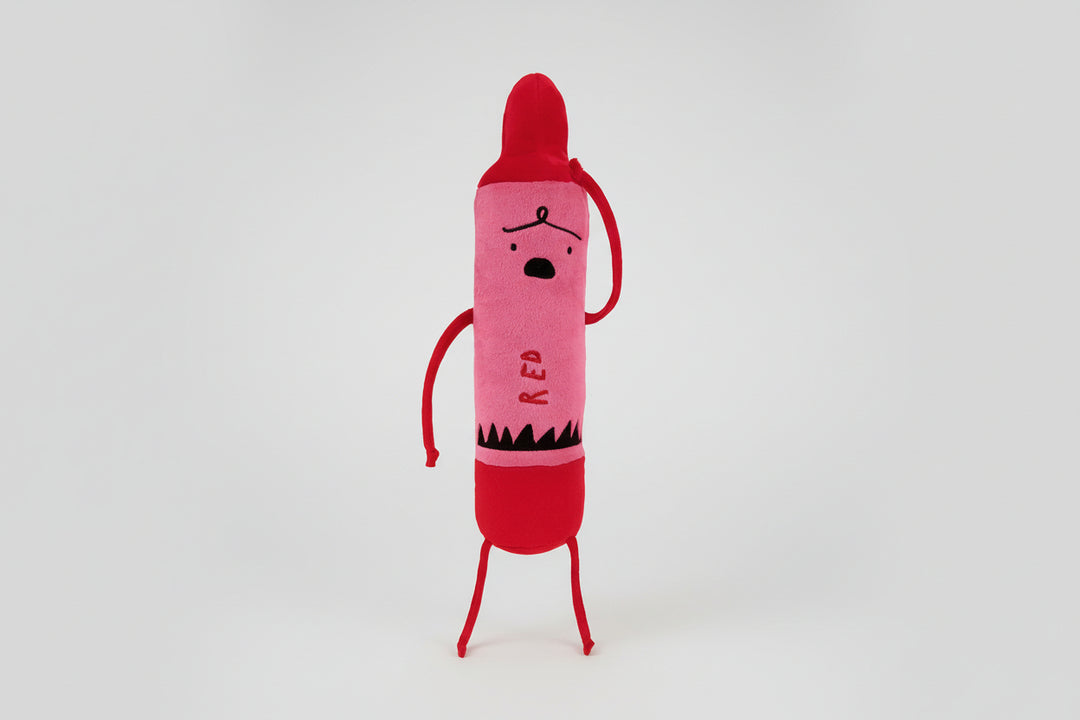 THE DAY THE CRAYONS QUIT RED 12" Plush