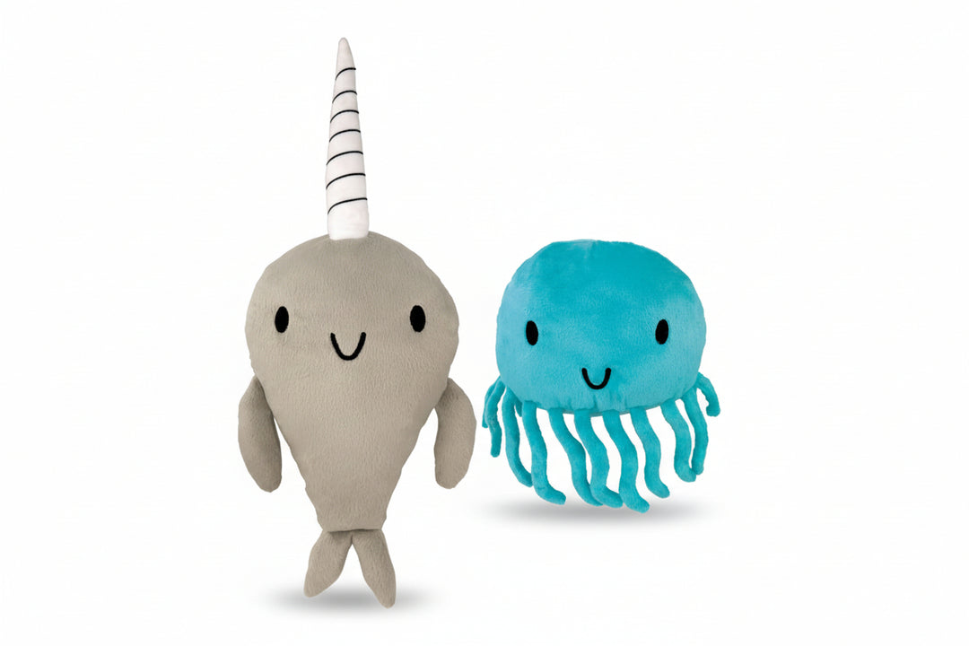 NARWHAL AND JELLY Plush Set