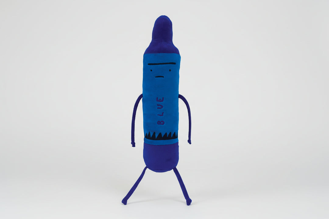 THE DAY THE CRAYONS QUIT BLUE 12" Plush