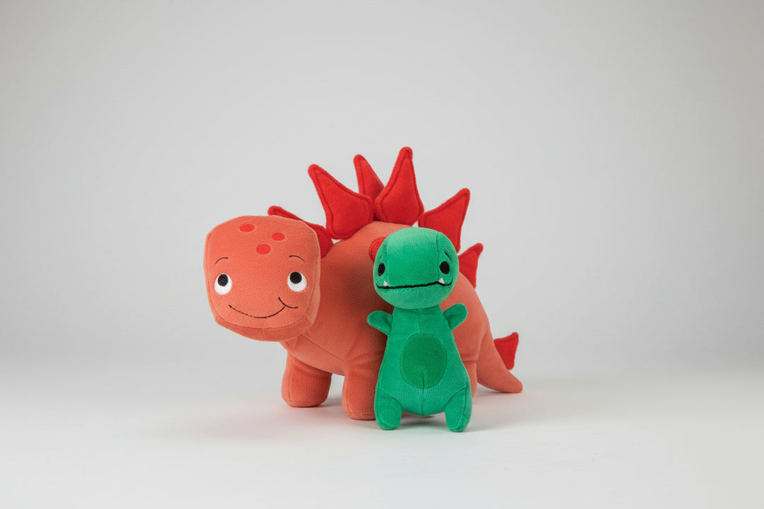 TINY T. REX AND POINTY Plush Pair