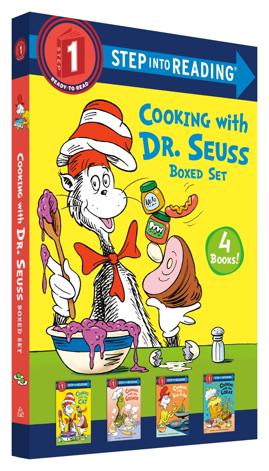 Cooking with Dr. Seuss Step into Reading 4-Book Boxed Set: Cooking with the Cat; Cooking with the Gr